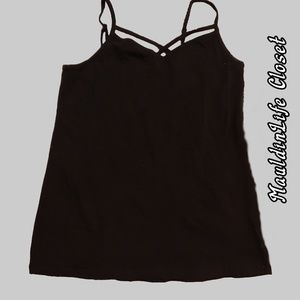 *SOLD* Torrid Black Strappy Foxy Cami sz 1
